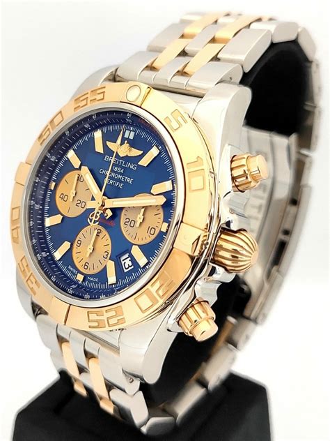 breitling two tone|breitling chronomat 44 two tone.